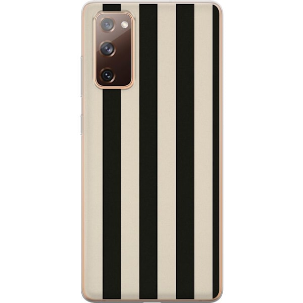 Samsung Galaxy S20 FE Genomskinligt Skal Line Flow