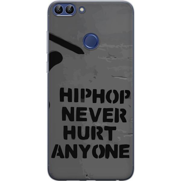 Huawei P smart Läpinäkyvä kuori Hip Hop Ei Koskaan Satuta Ketään Lainaus Streetwear Musiikki Elämäntapa Graafinen Teksti Motiivi Suosittu Kultt