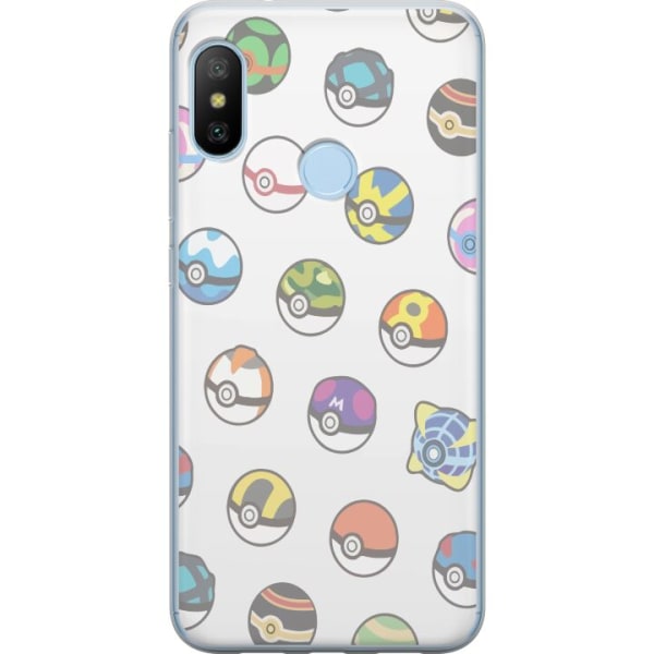 Xiaomi Mi A2 Lite Gennemsigtig cover Pokemon
