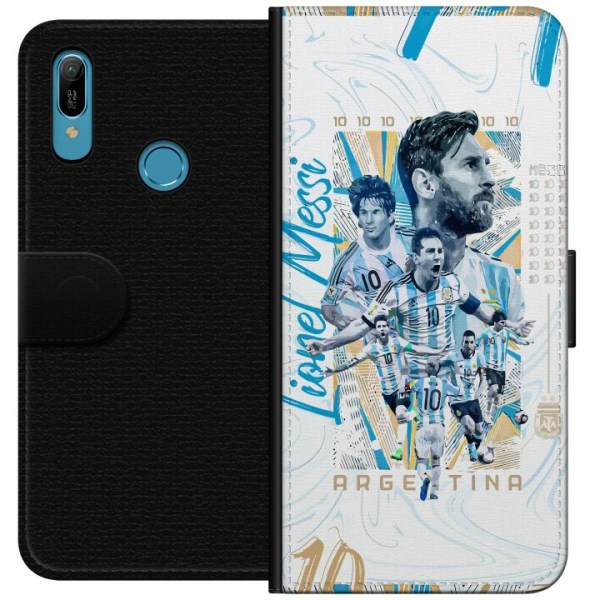 Huawei Y6 (2019) Lompakkokotelo Lionel Messi