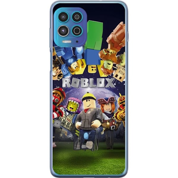 Motorola Moto G100 Läpinäkyvä kuori Roblox Maailma - Pelaamisseikkailu Lapsille ja Nuorille