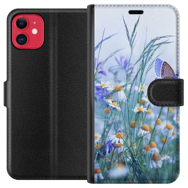 Kompatibel Tegnebogsetui til Apple iPhone 11 Blomster