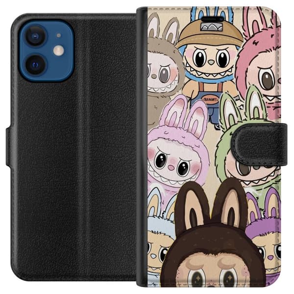 Kompatibel Tegnebogsetui til Apple iPhone 12 mini The Monster Edition Samlefigur Anime