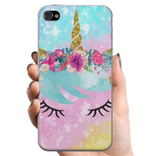 Apple iPhone 4 TPU Mobilskal Unicorn Enhörning