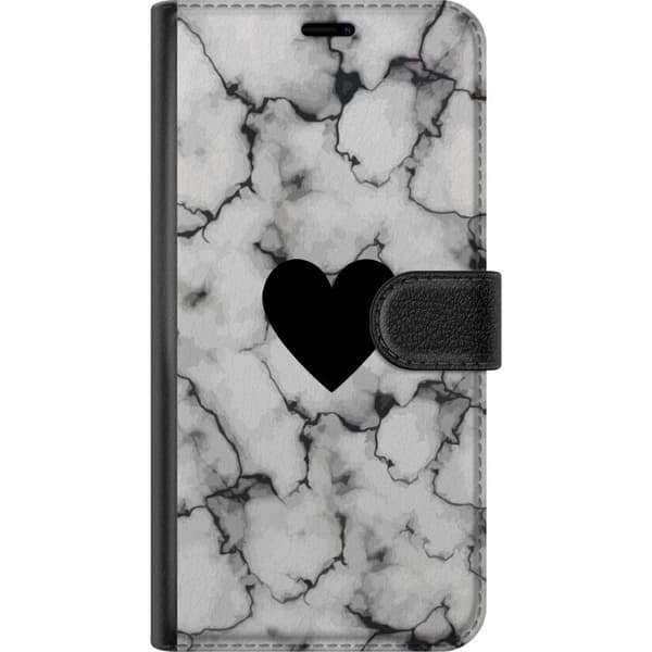Kompatibelt Lommeboketui til Samsung Galaxy S20+ Marmor Hjertet