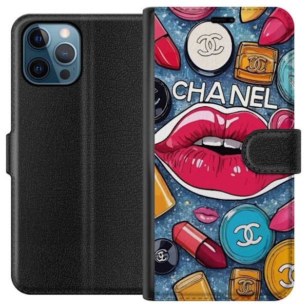 Apple iPhone 12 Pro Tegnebogsetui Chanel Lips