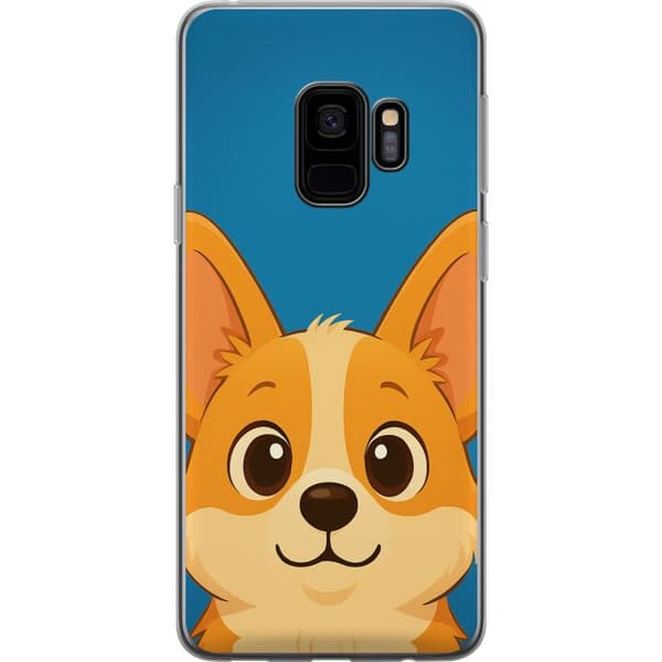 Kompatibelt Mobilskal till Samsung Galaxy S9 Hello Corgi