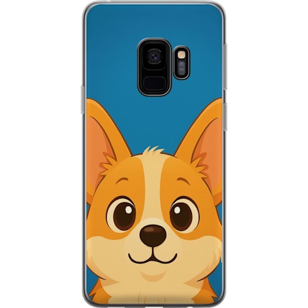 Samsung Galaxy S9 Genomskinligt Skal Hello Corgi