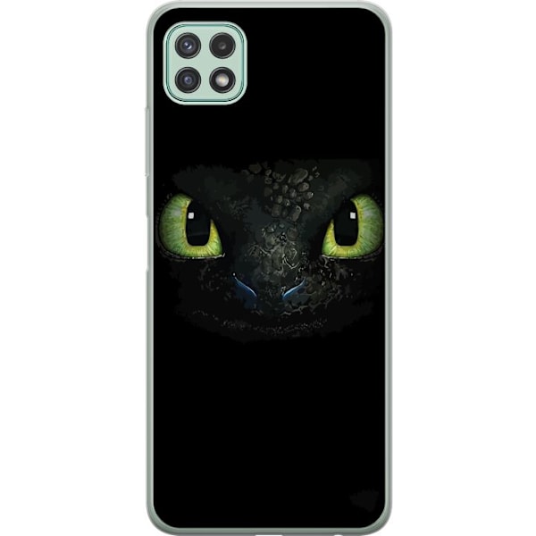 Samsung Galaxy A22 5G Genomskinligt Skal How to Train Your Dragon (Draktränaren)