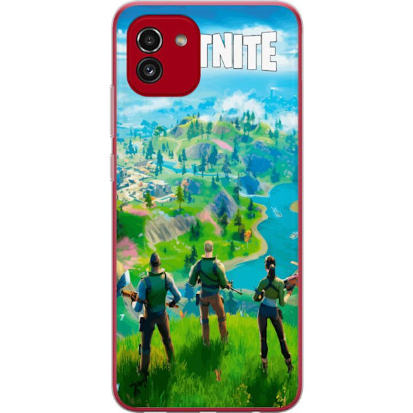 Samsung Galaxy A03 Gennemsigtig cover Fortnite