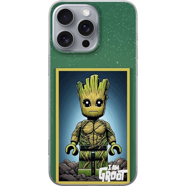Kompatibelt Mobildeksel til Apple iPhone 16 Pro Max Robot med röda ögon grå