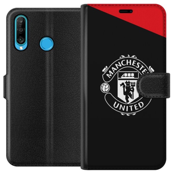 Huawei P30 lite Plånboksfodral Manchester United FC