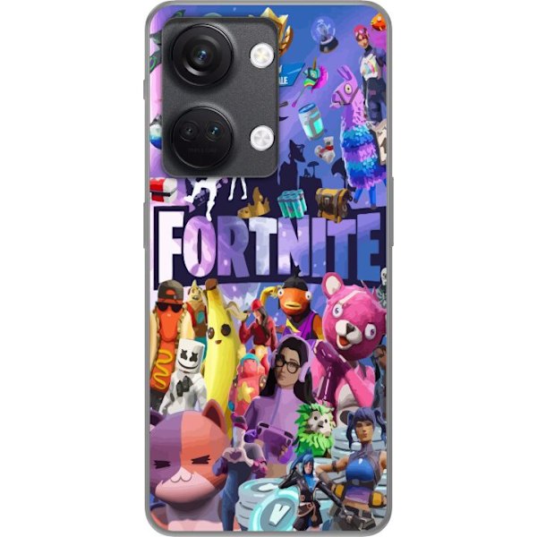 OnePlus Nord 3 Gjennomsiktig deksel Fortnite Skins Emotes Batt