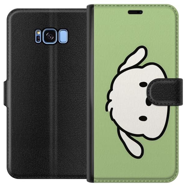 Kompatibelt Plånboksfodral till Samsung Galaxy S8 Snoopy Flip