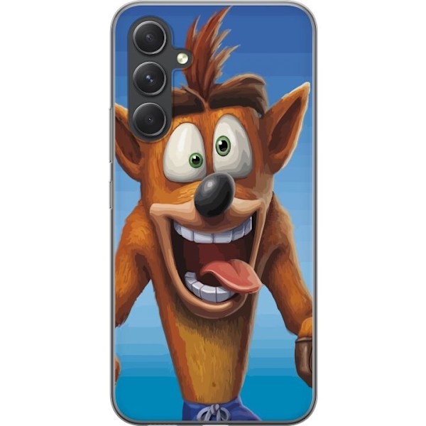 Samsung Galaxy S24+ Gjennomsiktig deksel Crash Bandicoot