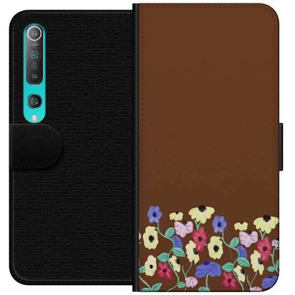 Xiaomi Mi 10 5G Tegnebogsetui Blomster