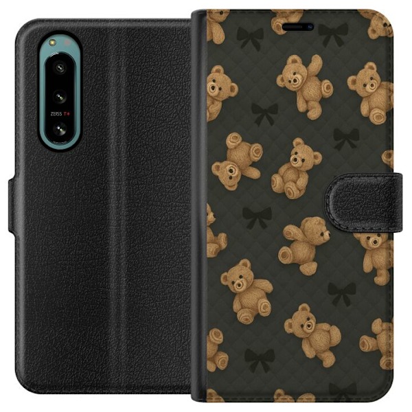Sony Xperia 5 IV Tegnebogsetui Teddy Knus
