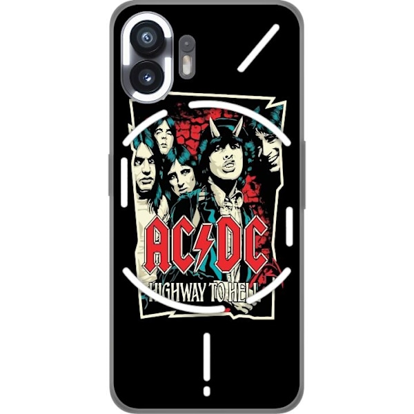 Nothing Phone (2) Gennemsigtig cover AC/DC