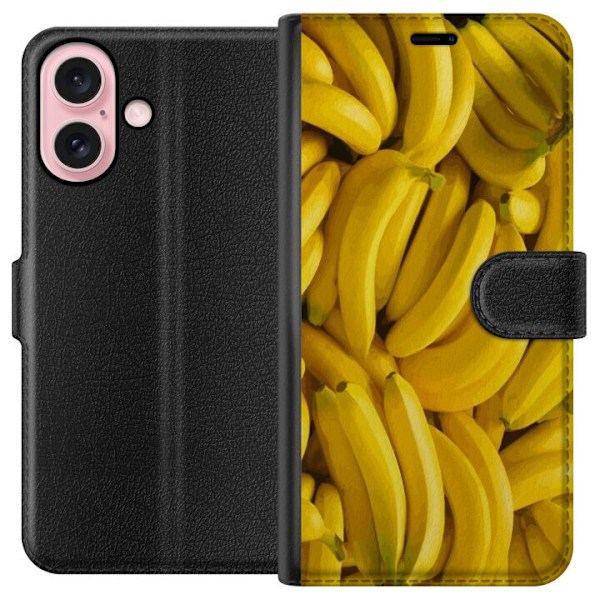 Apple iPhone 16 Lompakkokotelo Banaani kuvio