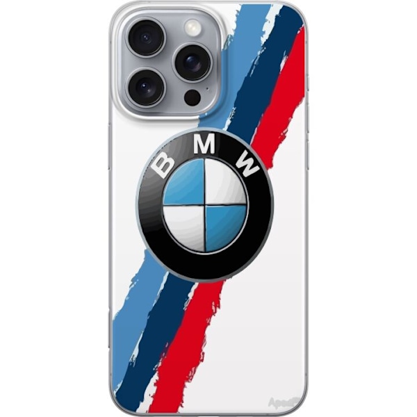 Apple iPhone 16 Pro Max Läpinäkyvä kuori BMW Raidat