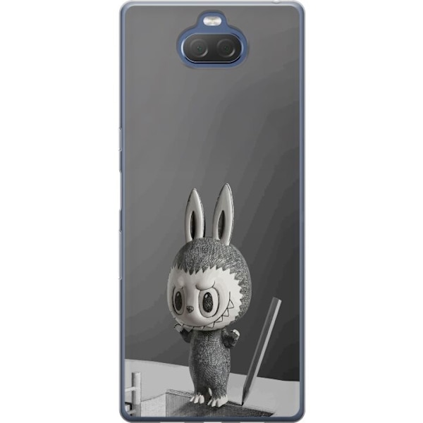 Sony Xperia 10 Plus Läpinäkyvä kuori Pop Mart MEGA LABUBU L