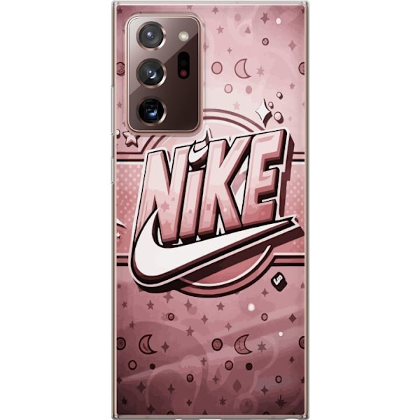 Samsung Galaxy Note20 Ultra Genomskinligt Skal Nike Rosa