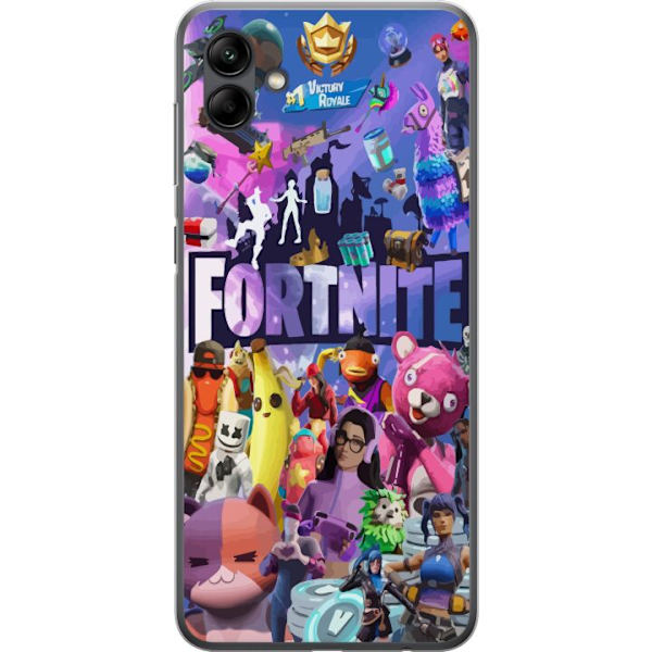 Samsung Galaxy A05 Läpinäkyvä kuori Fortnite Hahmot Peliteema Ikonit Peli Suunnittelu Suosittu Taistelurojalainen Lapset Pelihahmojen Teema