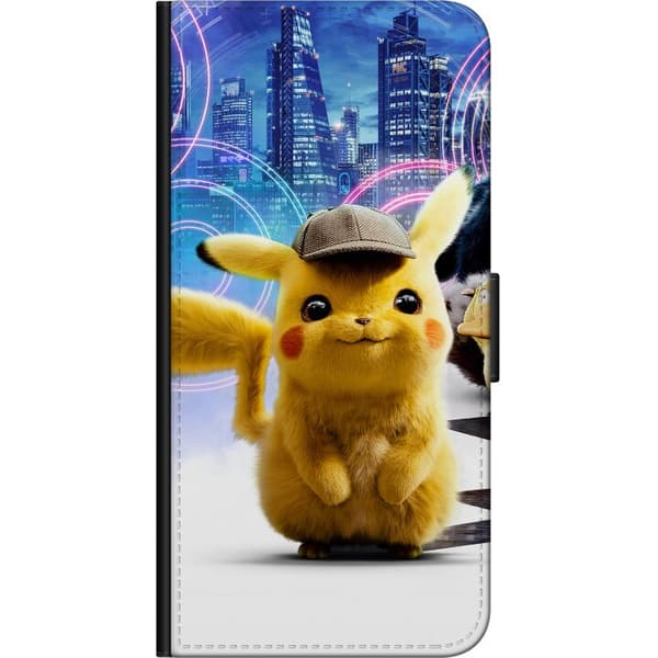 Kompatibelt Plånboksfodral till Samsung Galaxy A20s Detective Pikachu - Pikachu