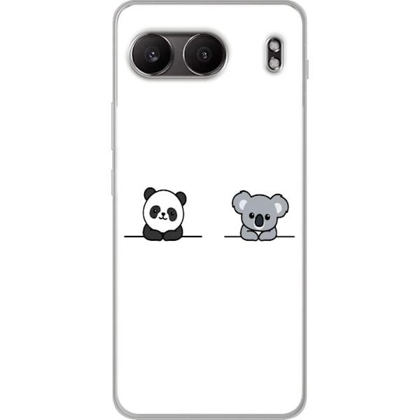 OnePlus Nord 4 Genomskinligt Skal Panda Koala