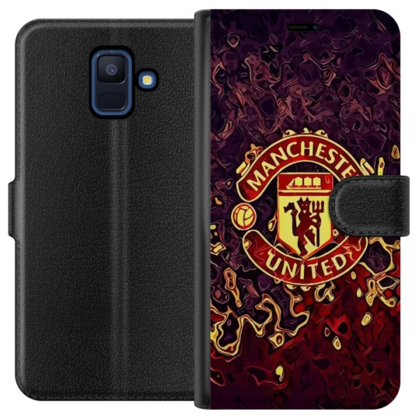 Samsung Galaxy A6 (2018) Lompakkokotelo Manchester United