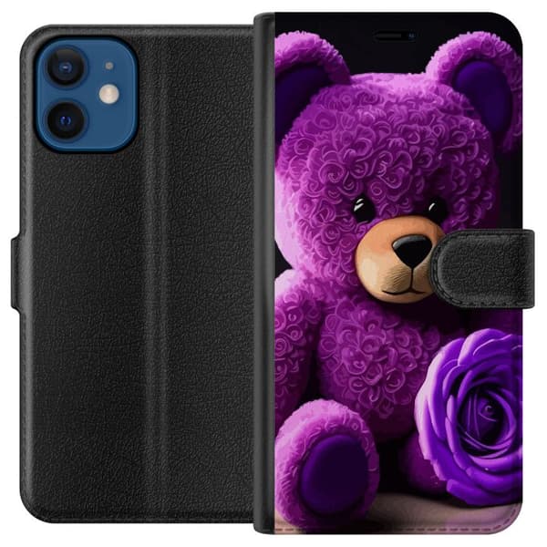 Kompatibel Tegnebogsetui til Apple iPhone 12 mini Teddy Bær