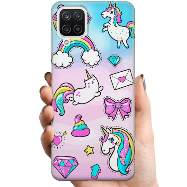 Samsung Galaxy A12 TPU Mobilskal UNICORN