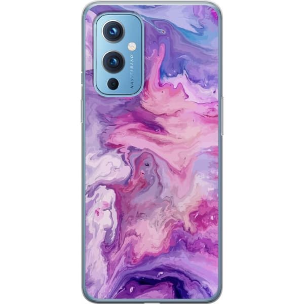 Kompatibelt Mobildeksel til OnePlus 9 Marmor Lilla