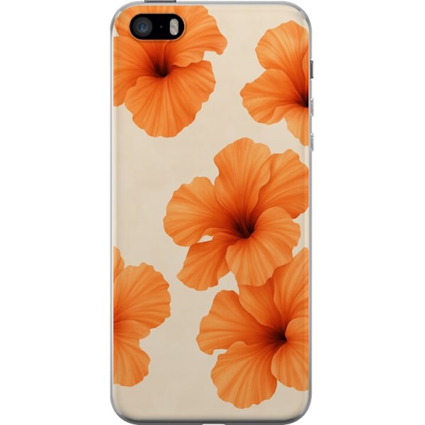 Apple iPhone SE (2016) Läpinäkyvä kuori Papaya Punch