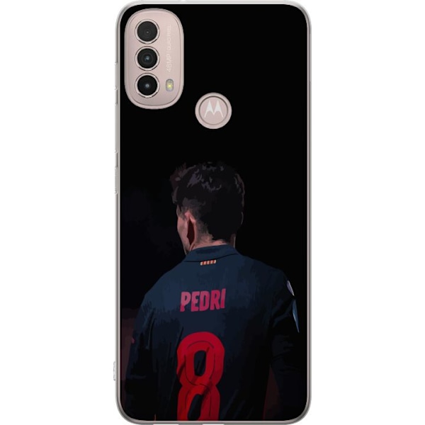 Motorola Moto E40 Läpinäkyvä kuori Pedri FC Barcelona Jalkapallo Espanjalainen Keskikenttäpelaaja Maali Urheilumotivaatio Fanit Lapset Nuoret