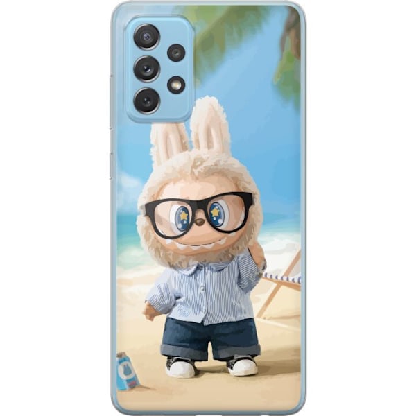 Samsung Galaxy A72 5G Läpinäkyvä kuori Labubu Tummat Unelmat