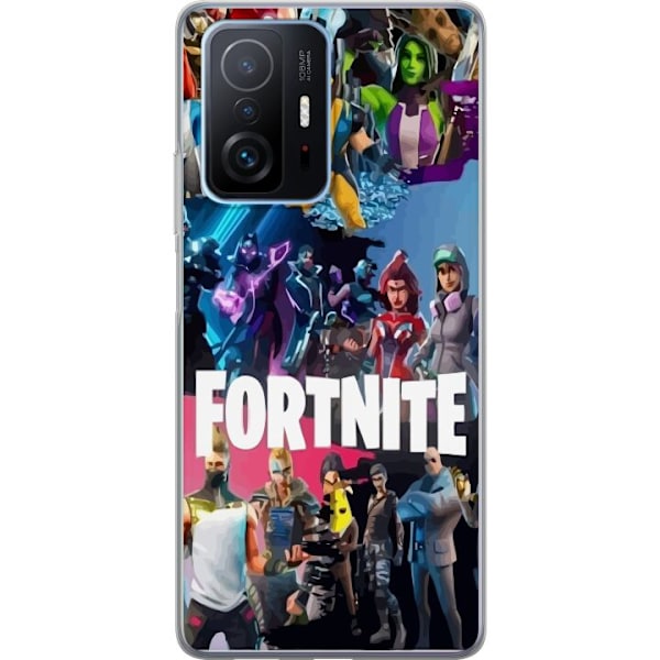 Xiaomi 11T Pro Gjennomsiktig deksel Fortnite