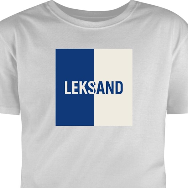 Barn-T-shirt | Bekväm T-shirt för Barn Leksand – Hockey grå 7-8 År