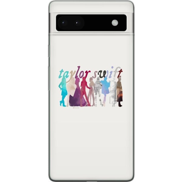 Google Pixel 6a Läpinäkyvä kuori Taylor Swift