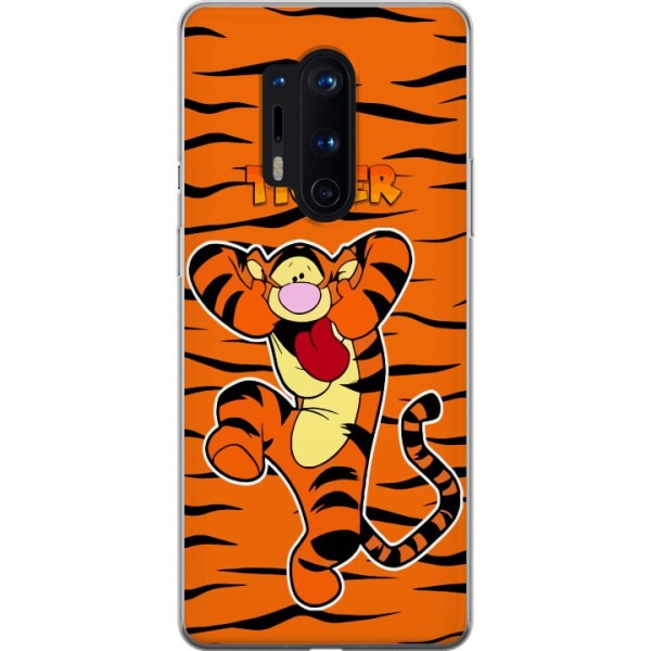 OnePlus 8 Pro Gennemsigtig cover Tiger