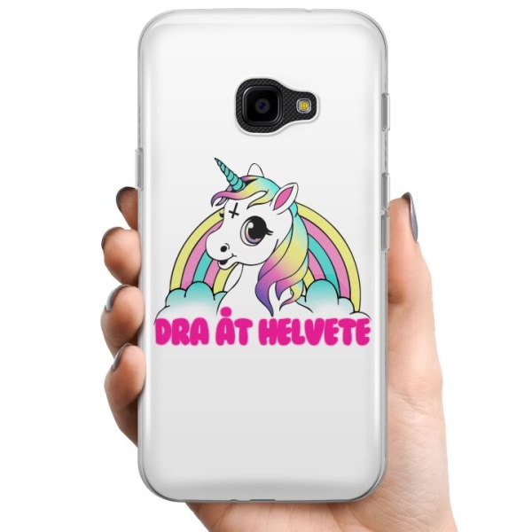 Samsung Galaxy Xcover 4 TPU Mobilcover Unicorn