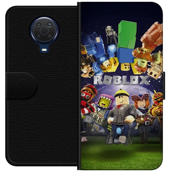 Nokia G20 Lompakkokotelo Roblox Maailma - Pelaamisseikkailu Lapsille ja Nuorille