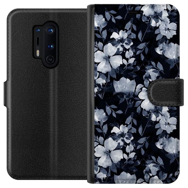 Kompatibelt Lommeboketui til OnePlus 8 Pro Blomster