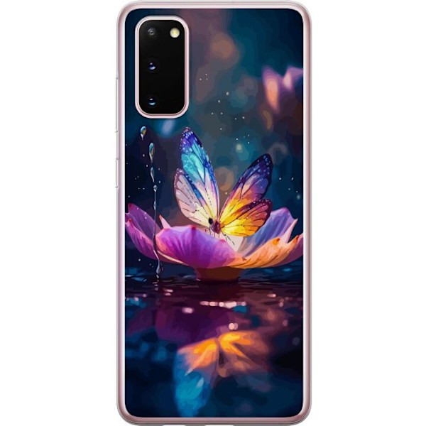 Samsung Galaxy S20 Gjennomsiktig deksel Butterfly