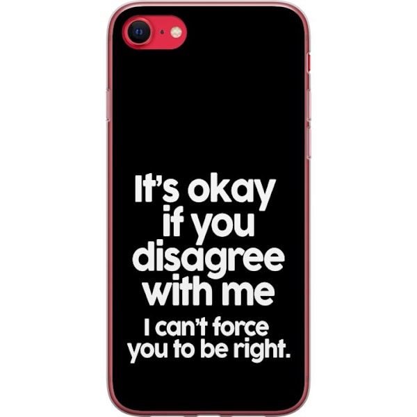 Apple iPhone 8 Cover / Mobilcover - Tekst