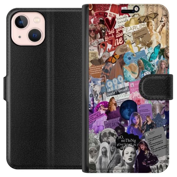 Kompatibel Tegnebogsetui til Apple iPhone 13 mini Taylor Swift