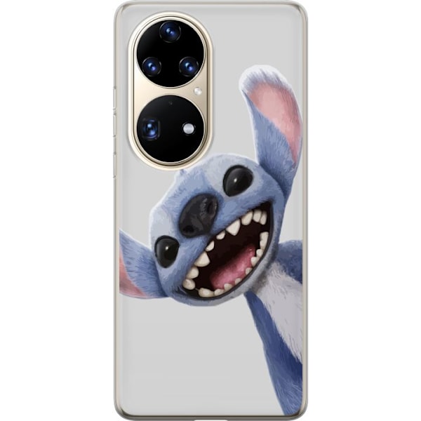 Huawei P50 Pro Gennemsigtig cover Stitch i fart - Kawaii-desig