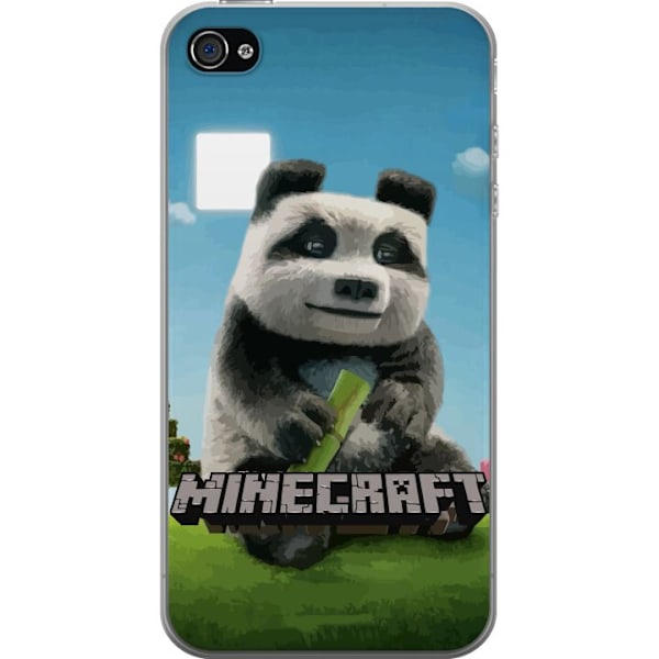 Apple iPhone 4 Läpinäkyvä kuori A Minecraft Movie