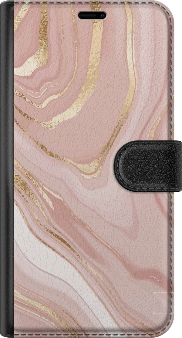 Kompatibelt Plånboksfodral till Apple iPhone 11 Ljusrosa marmor