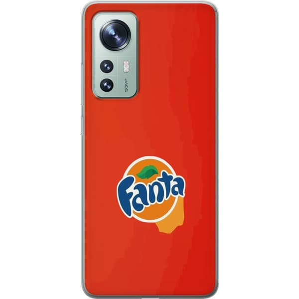 Kompatibelt Mobildeksel til Xiaomi 12 Minimalistisk appelsinbrus-inspirert design oransje